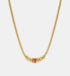 Collier ajustable   doré à l'or fin - Alicudi Satellite