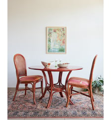Table à manger en rotin Romy N°1430- Produit chiné Debongout