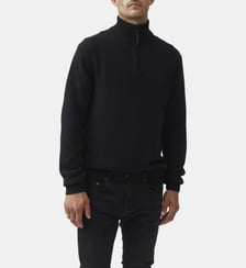 Pull droit en coton à col zip Merrick Bay Rodd & Gunn