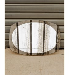 Miroir en verre fumé Igor N°1115- Produit chiné Debongout