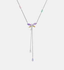 Collier en Y Ariana Grande x Swarovski, Libellule, Métal rhodié Swarovski