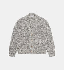 Cardigan maille moulinée laine Lacoste