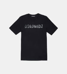 T-shirt col ras-du-cou avec logo Dsquared2