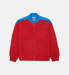 Sweat à fermeture zippée complète avec logo Marni