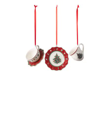 Ornements ensemble de vaisselle rge, 3 p Villeroy & Boch