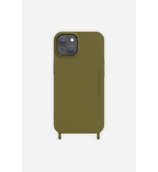 Coque de téléphone kaki soft touch avec anneaux pour iPhone 15 Plus La Coque Française