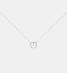 Collier en Argent La Garçonne Diamant