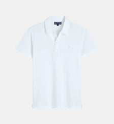 Polo en coton éponge organique uni Vilebrequin