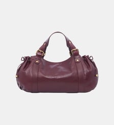 Sac à main en cuir effet froissé - 24H Gerard Darel