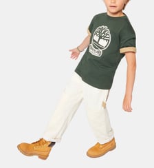 T-shirt bicolore avec logo Timberland