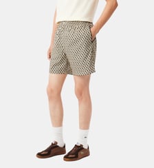 Short relaxed fit coton mélangé imprimé Lacoste