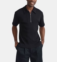 Polo docker en coton Agnès b.
