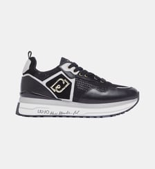 Sneakers à plateforme en mesh avec paillettes Liu Jo