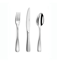 Couverts entrée, fromage, dessert pour 6 personne en acier inoxydable Couzon