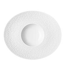 Assiette Gourmet Ovale Petit Bassin 30 X 26 Cm - Boreal Satin Degrenne