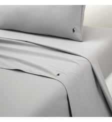 Drap plat en percale de coton Ralph Lauren Home