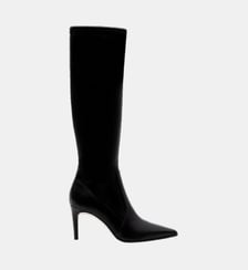 Carmen - Bottes En Cuir Nappa Stretch Noir Parallèle