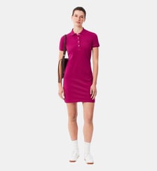 Robe polo slim fit en mini Piqué stretch Lacoste