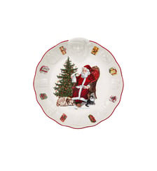 Cpe déco relief Père Noël, liste cadeaux Villeroy & Boch