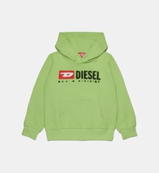 Sweat-shirt à capuche avec logo Diesel Denim Division Diesel Kids