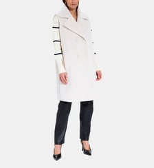 Manteau Macaria Ecru Zapa