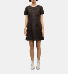 Robe en tweed à lurex à sequins - CARY Gerard Darel