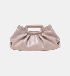 Milpli mini Clutch en cuir naplak Maje