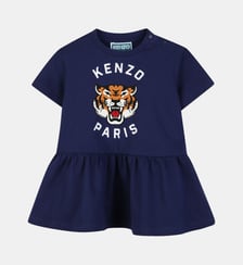 Robe froncee a la taille Kenzo Kids