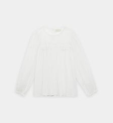 Blouse manches longues col rond uni BRANY La Petite Etoile
