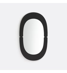 Miroir ovale en métal fer La Redoute Interieurs