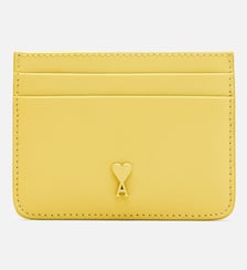 Porte Cartes Ami De Coeur En Cuir Lisse unisexe AMI Paris