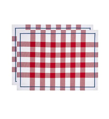 Lot de 2 sets de table Bistrot Français 100% coton Le Jacquard Francais