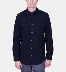 Surchemise CONSTANT Marine Atelier Privé