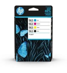 Cartouche d'encre N 963 Noire + 3 couleurs HP