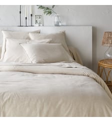 Housse de couette, en flanelle de coton chambray La Redoute Interieurs