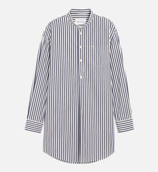Robe tunique unisexe en coton col mao AMI Paris