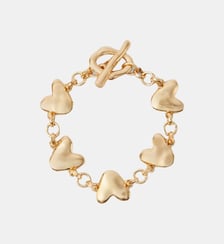 Bracelet chaîne coeurs martelés Claudie Pierlot