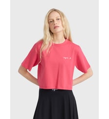t-shirt en coton sérigraphié Agnès b.