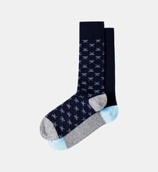 Lot De 2 Paires De Chaussettes En Coton Peigné Avec Icône Hackett London