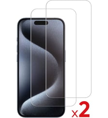 Protège écran iPhone 16 Pro Max Verre trempé x2 Essentiel B
