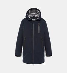 Parka technique longue à capuche Schott