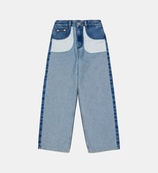Jean regular en denim bicolore MM6 Maison Margiela
