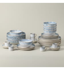 Set Table 30 Pièces avec Tasse et Soucoupe à Café Brisa Costa Nova