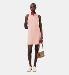 Robe polo sans manches en Piqué Lacoste