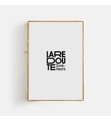 Cadre en laiton, motif torsades, 21 x 29,5 cm La Redoute Interieurs
