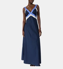 Robe longue à bretelles croisées - ROMYSSA Gerard Darel