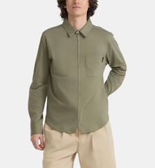 Chemise métro en coton Agnès b.