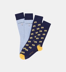Pack 2 chaussettes en coton - Apéro Arthur