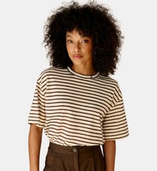 T-shirt manches courtes col rond uni TAIS La Petite Etoile