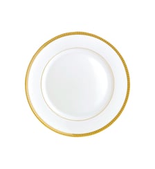 Assiette à pain en porcelaine finition or - MALMAISON Christofle